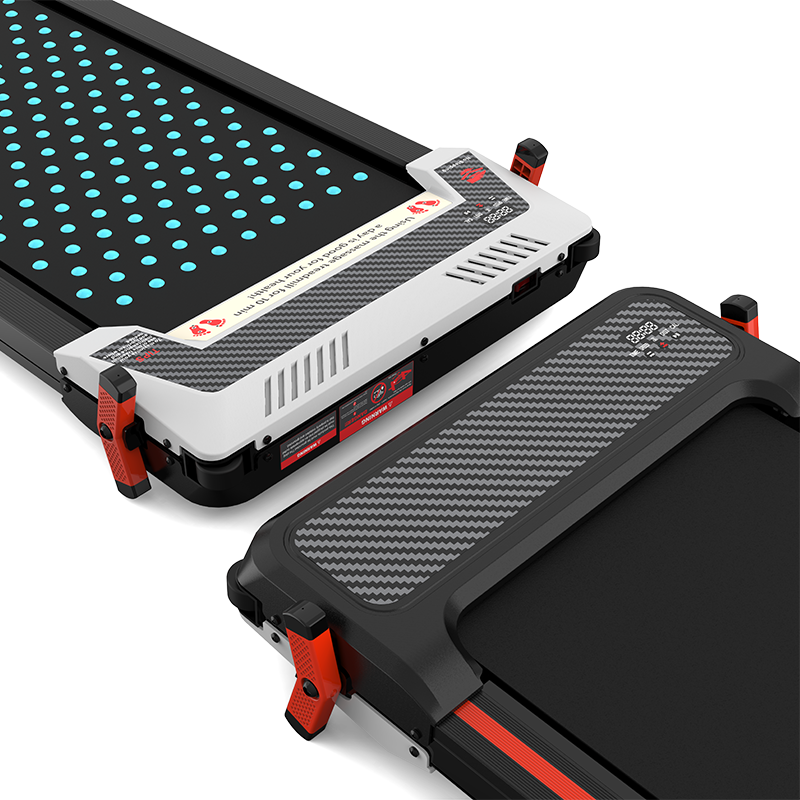 CITYSPORTS 2-in-1 Walking Pad & Massage Incline – Foldable Home & Office Treadmill